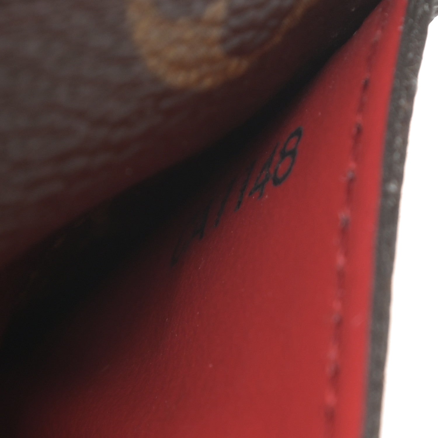 Louis Vuitton Monogram Sarah Wallet NM Coquelicot 7 of 10