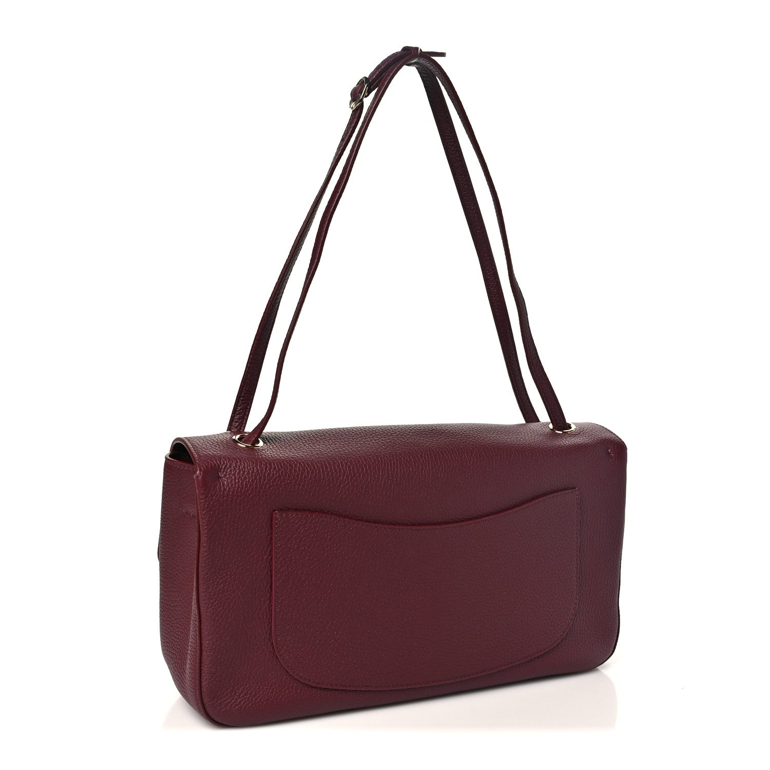 Chanel Grained Calfskin Small Souplissimo Maxi Flap Burgundy 3 of 11