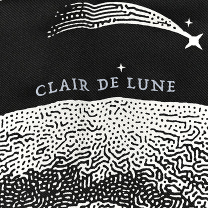 Hermes Silk Clair De Lune Double Face Scarf 70 Black White 5 of 5