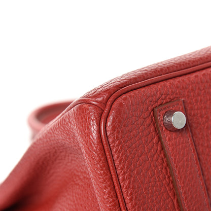 Hermes Togo Birkin 35 Rouge Casaque 36 of 42
