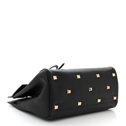 Salvatore Ferragamo Calfskin Large Studio Bag Black 4 of 9