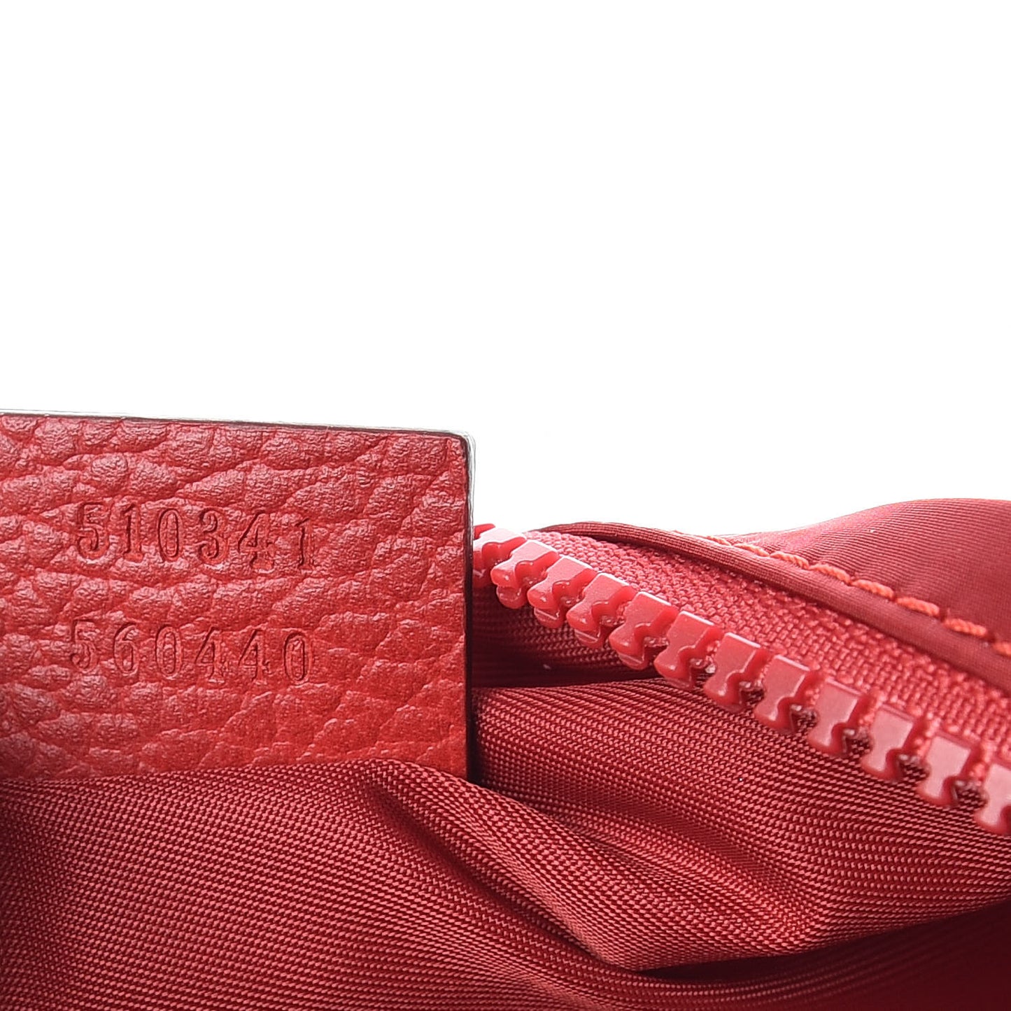Nylon Monogram Dolmias Pouch Vibrant Red