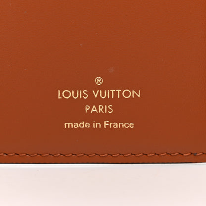 Louis Vuitton Monogram Flower Lock Compact Wallet Caramel 6 of 7