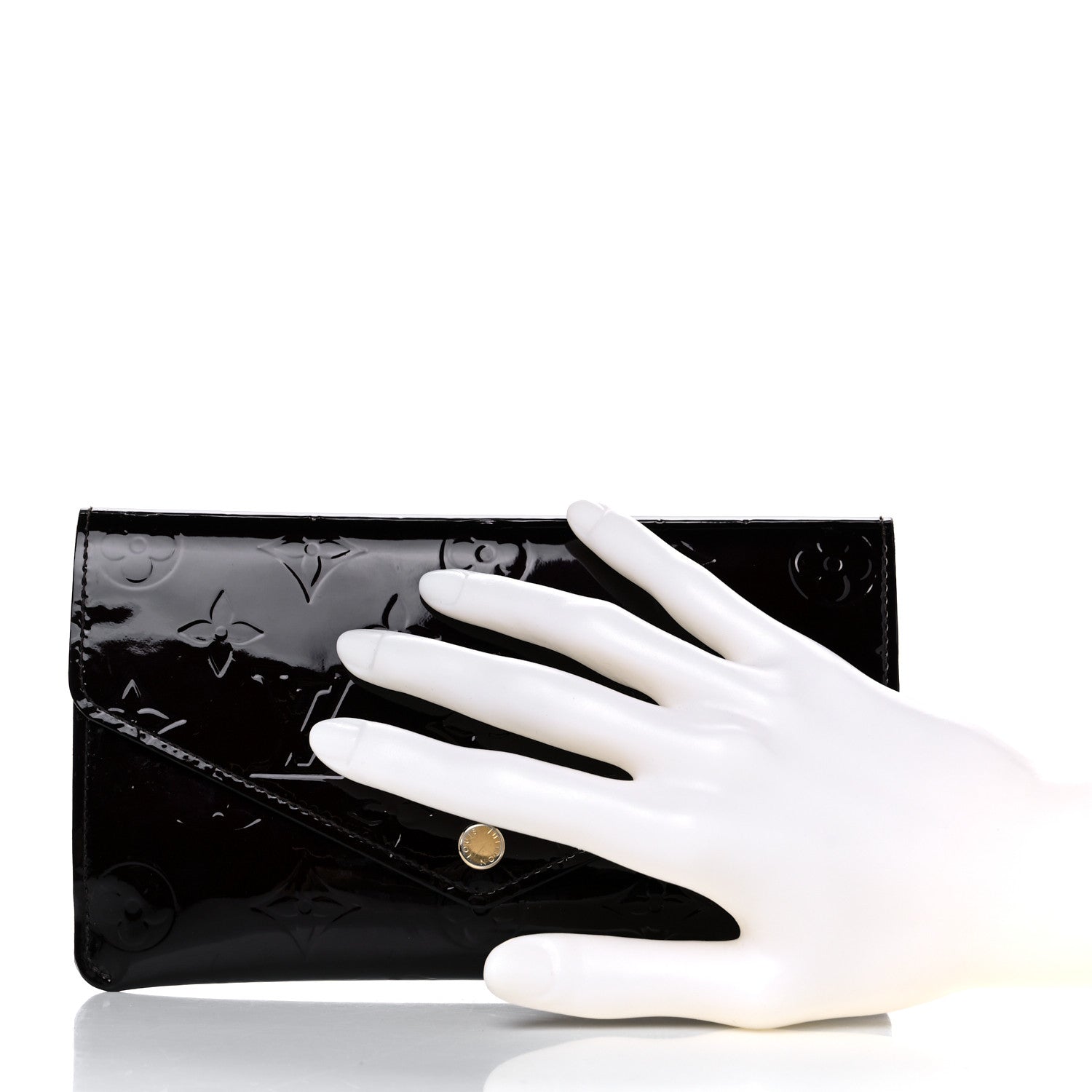 Louis Vuitton Vernis Jeanne Wallet Amarante 3 of 10
