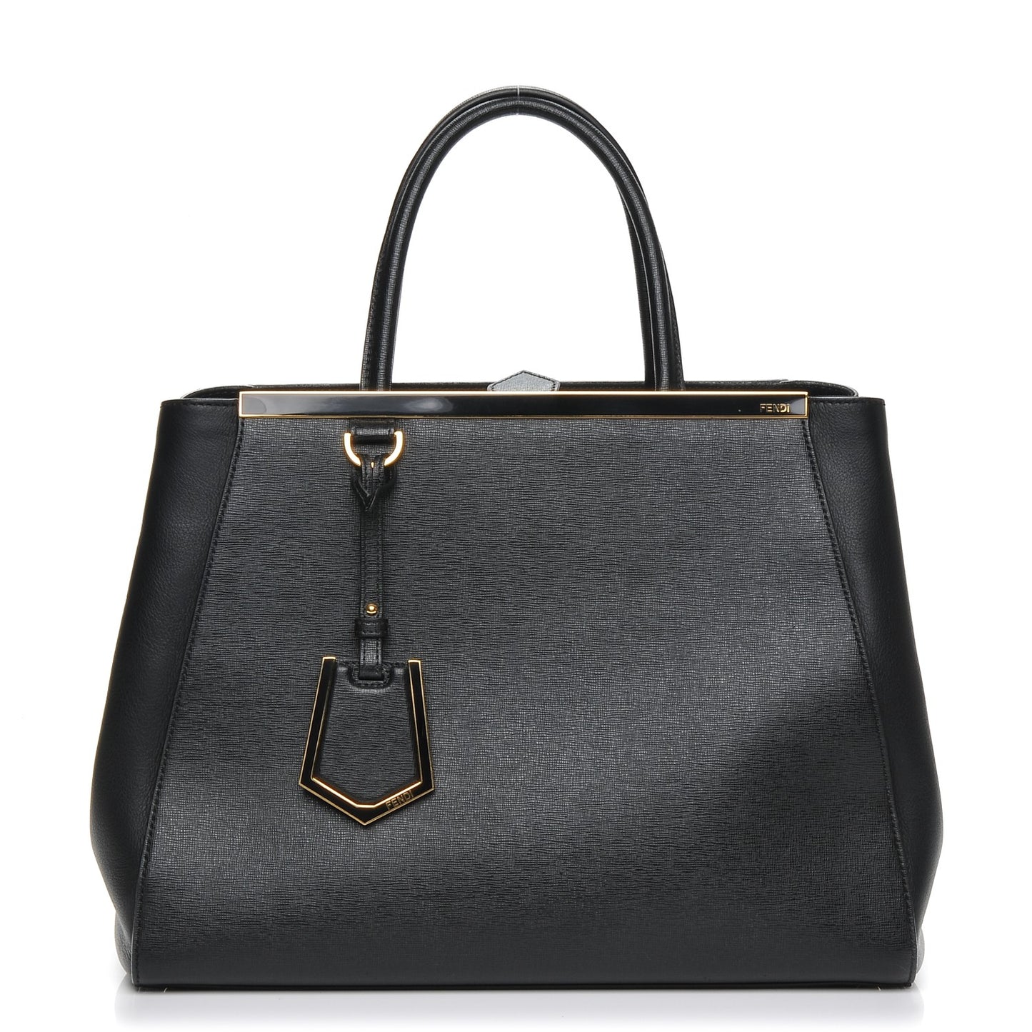 Vitello Elite Medium 2Jours Tote Black