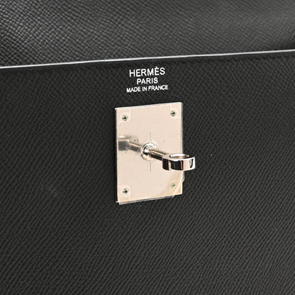 Hermes Epsom Kelly Sellier 32 Black 6 of 13
