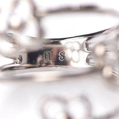 Louis Vuitton Flower Full Ring S Silver 6 of 6