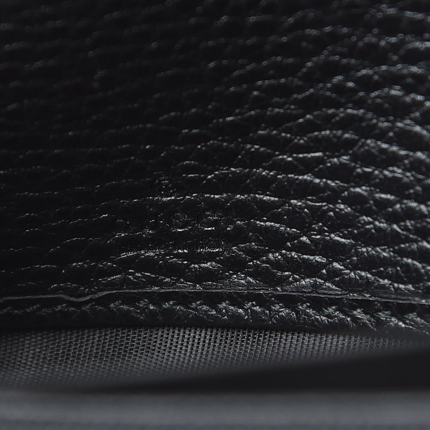 Calfskin Butterfly Zip Around Wallet Black
