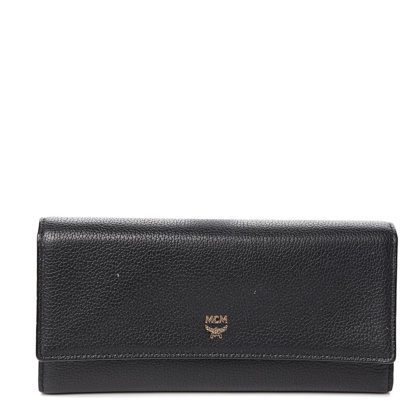 Calfskin Continental Wallet Black
