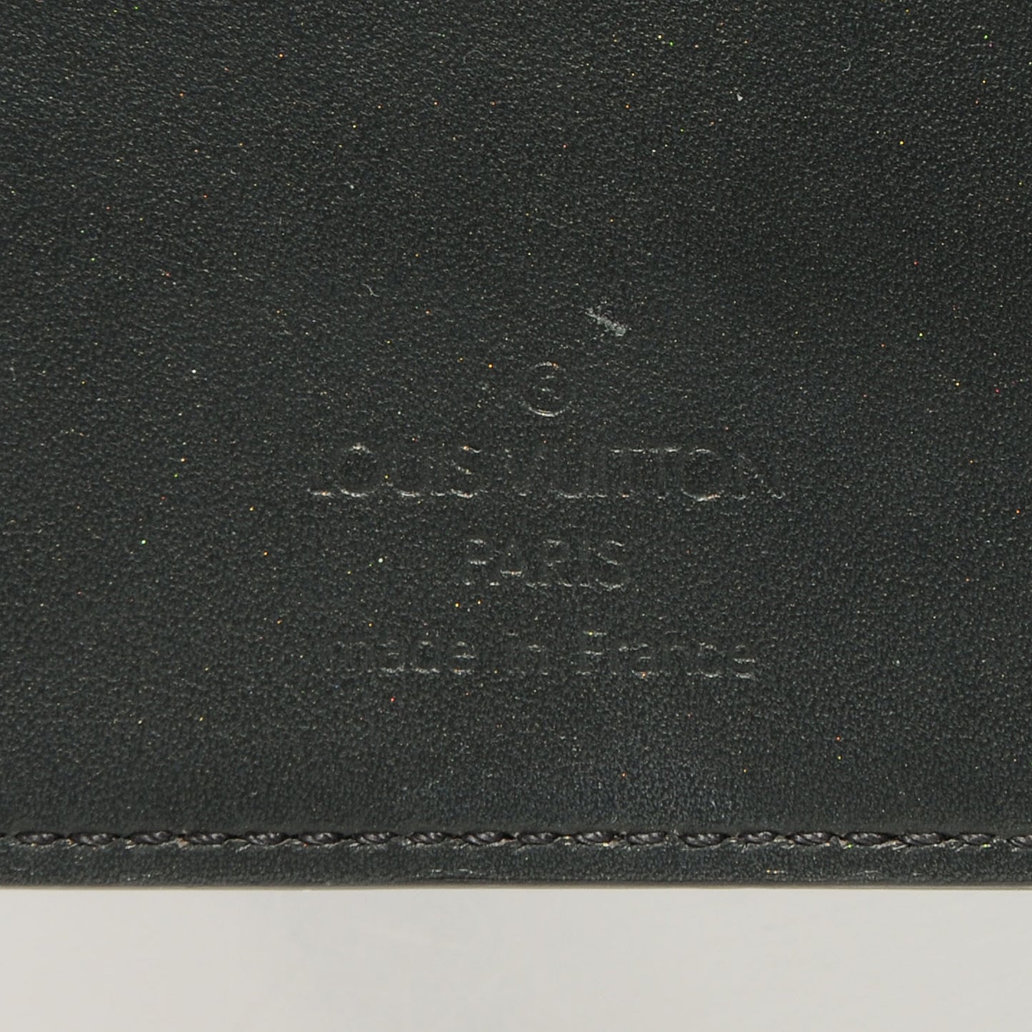 Mat Monogram Medium Ring Agenda Cover Black