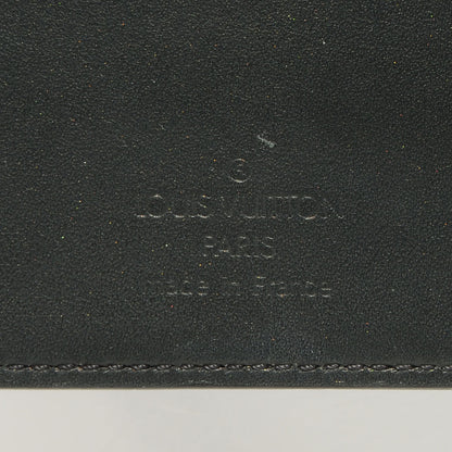 Louis Vuitton Mat Monogram Medium Ring Agenda Cover Black 6 of 7