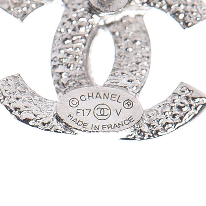 Chanel Crystal CC Earrings Silver 4 of 5