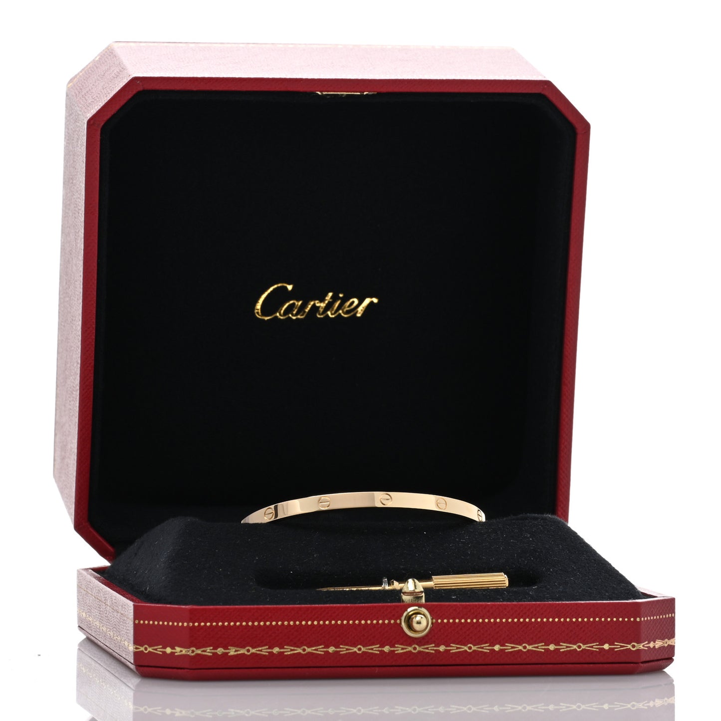 18K Yellow Gold Small LOVE Bracelet 16