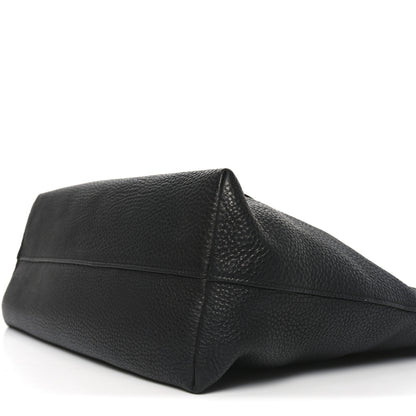 Prada Vitello Daino Pocket Shopping Tote Black 9 of 9