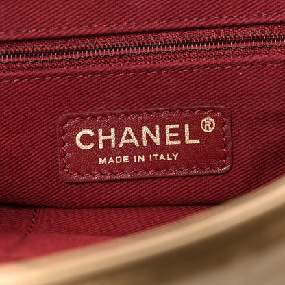 Chanel Aged Calfskin Quilted Medium Pondichery Flap Gold 7 of 10