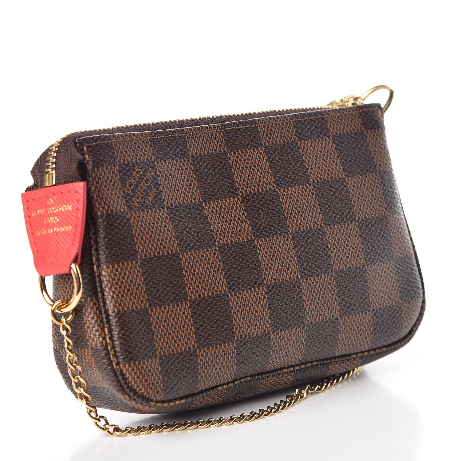 Louis Vuitton Damier Ebene 2016 Christmas Animation Mini Pochette Accessories 3 of 10