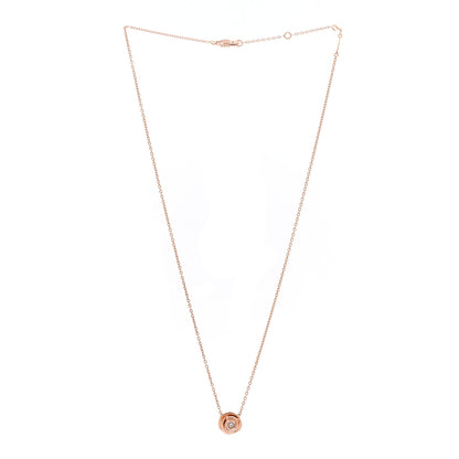 Christian Dior 18K Rose Gold Diamond Small Rose Couture Necklace 3 of 5