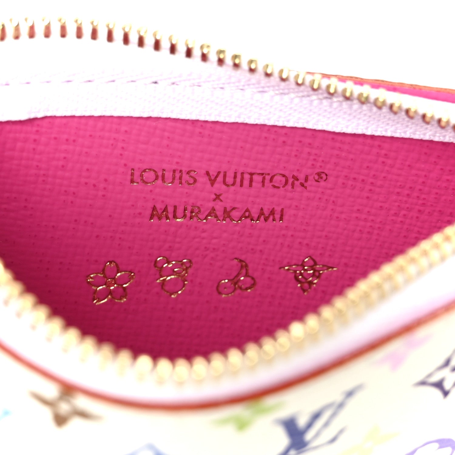 Louis Vuitton LV X TM Monogram Multicolor Key Pouch White 6 of 9