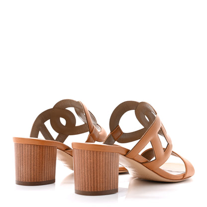 Hermes Nappa Bikini Sandals 38.5 Gold 4 of 7