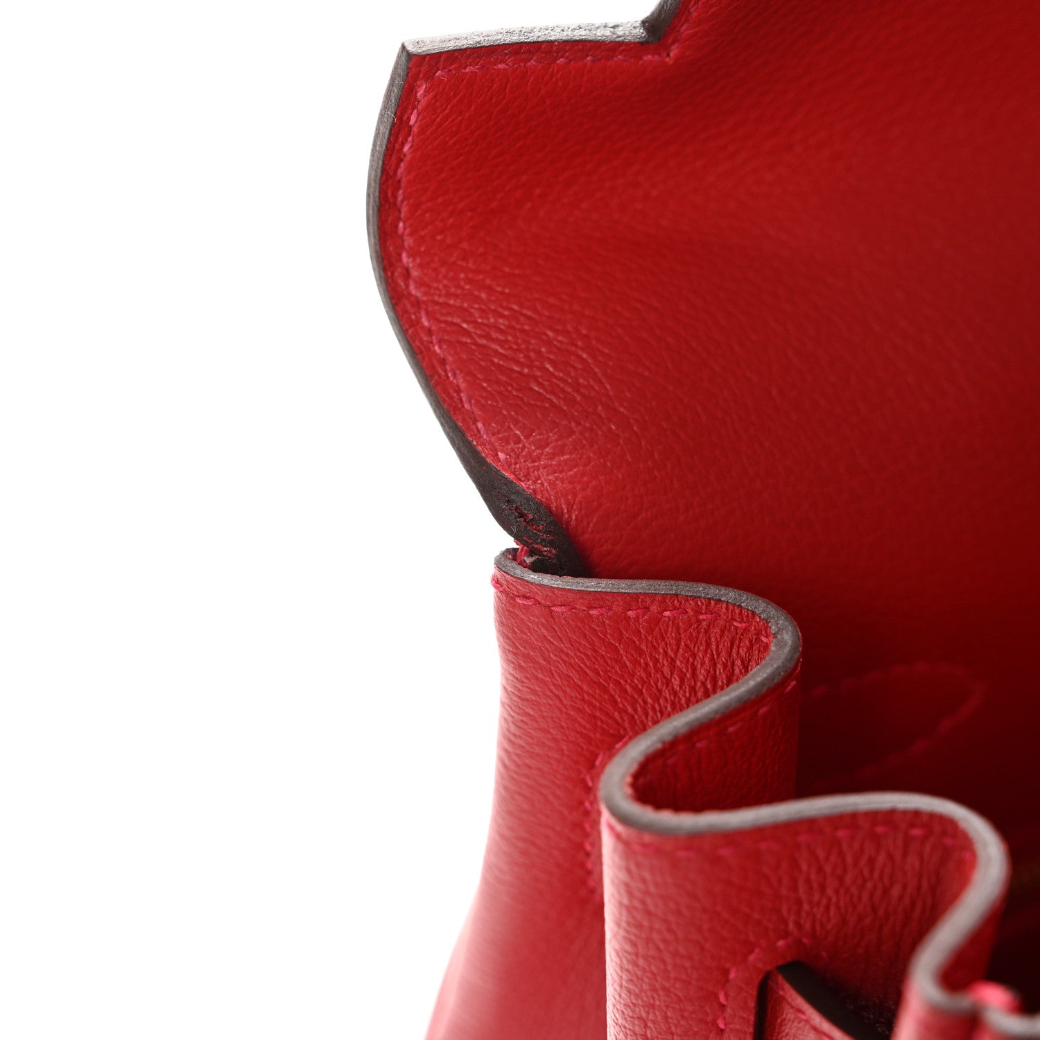 Hermes Evercolor Kelly Retourne 28 Rouge Casaque 13 of 15