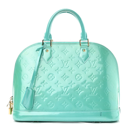 Louis Vuitton Vernis Alma PM Blue Lagon 1 of 10