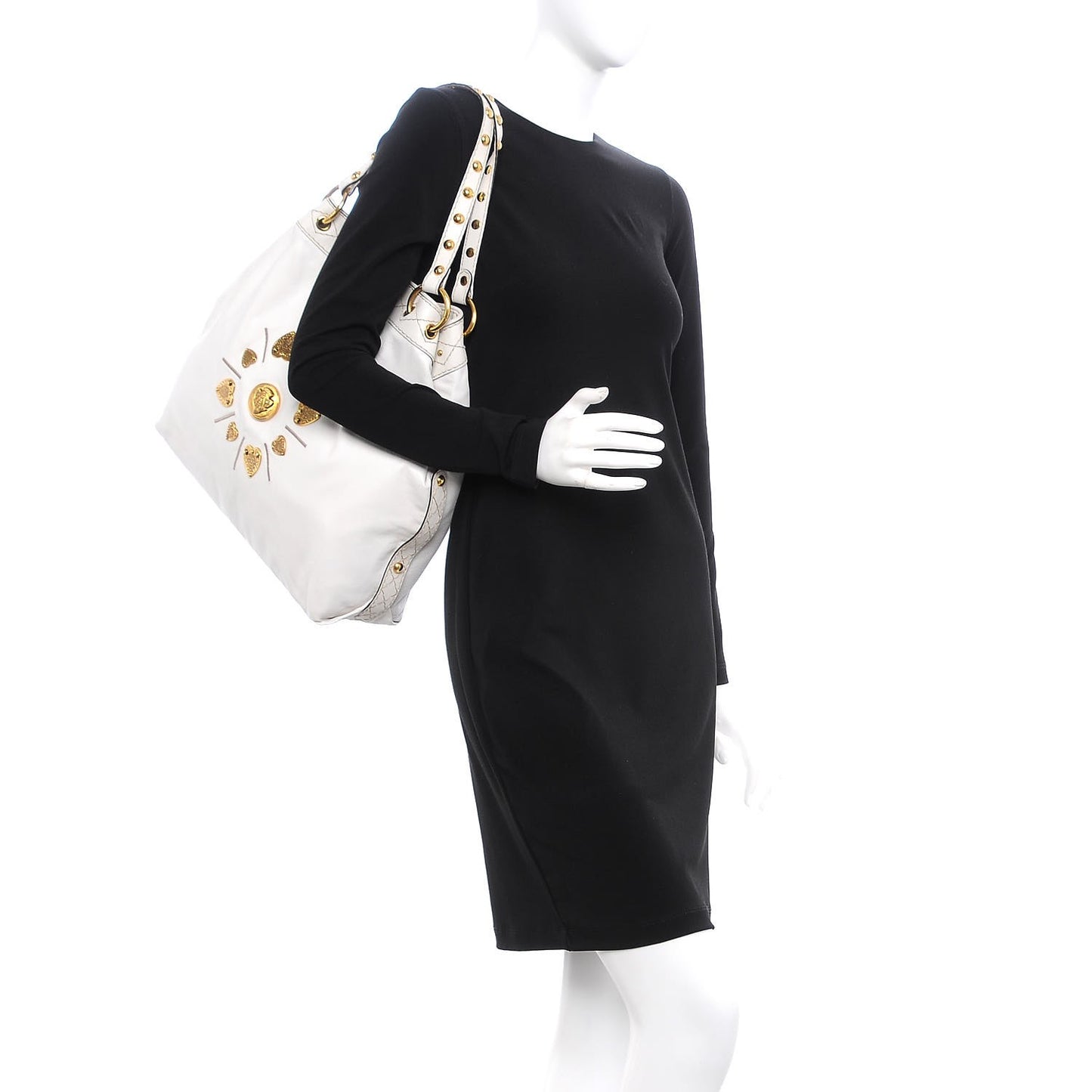 Calfskin Irina Tote White