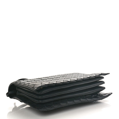 Bottega Veneta Nappa Intrecciato Trio Pouch On Strap Black 4 of 8