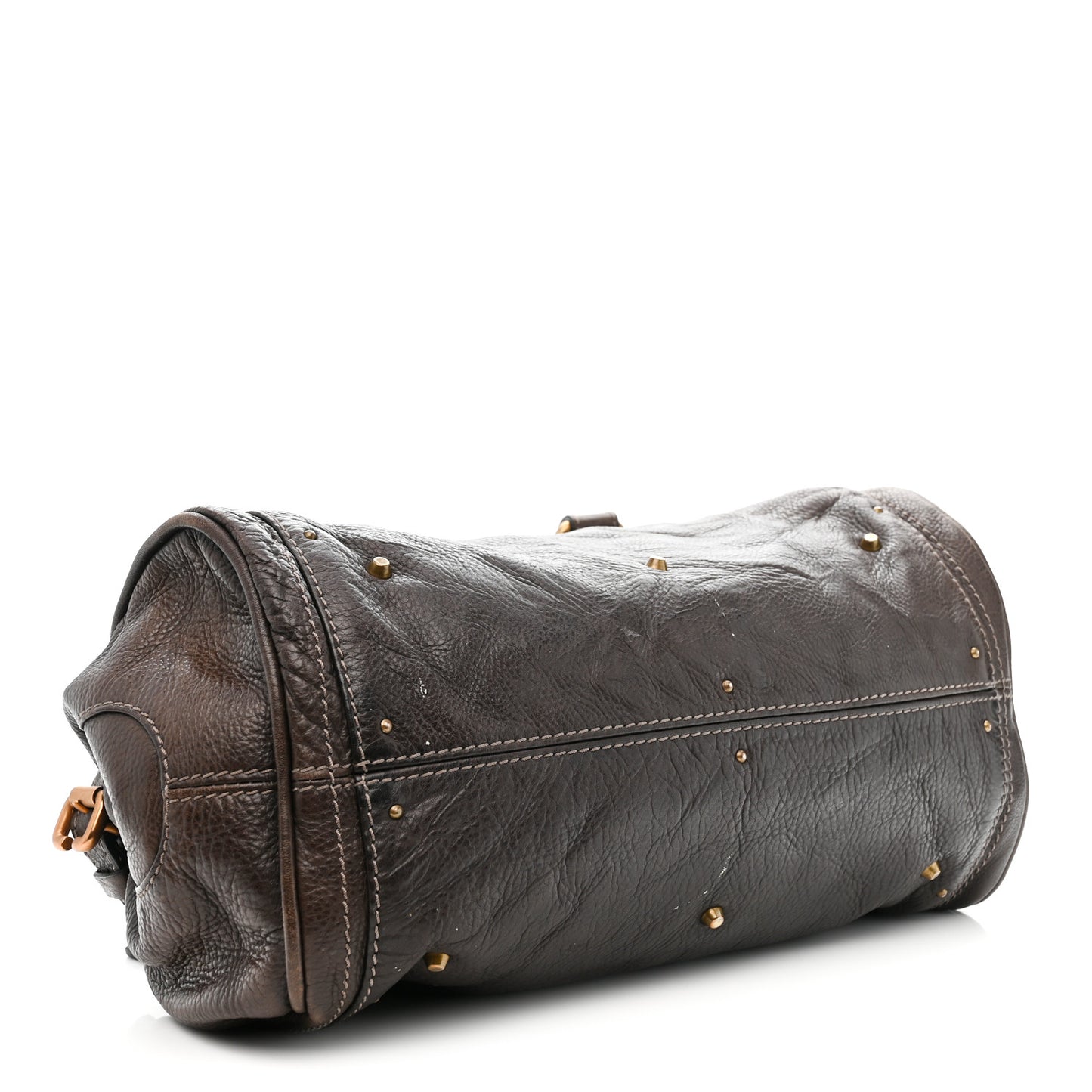 Calfskin Medium Paddington Satchel Chocolate