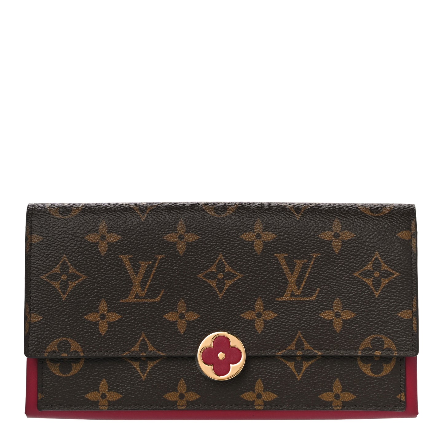 Monogram Flore Wallet Fuchsia
