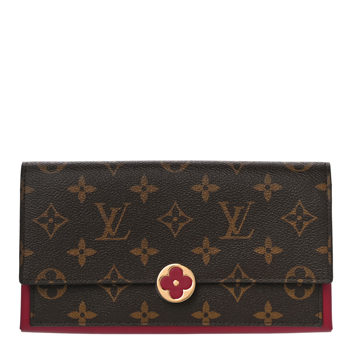 Louis Vuitton Monogram Flore Wallet Fuchsia 1 of 9
