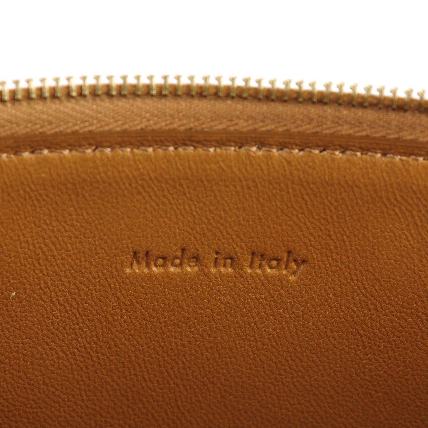 Lambskin Bi-Color Coeur iPad Clutch Black Camel