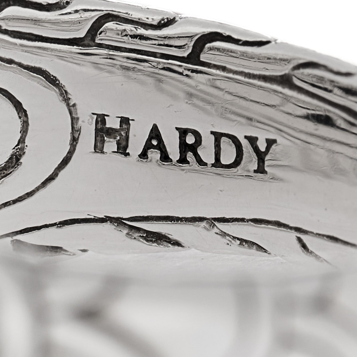 John Hardy Sterling Silver Black Sapphire Ruby Naga Dragon Ring 54 7 5 of 8