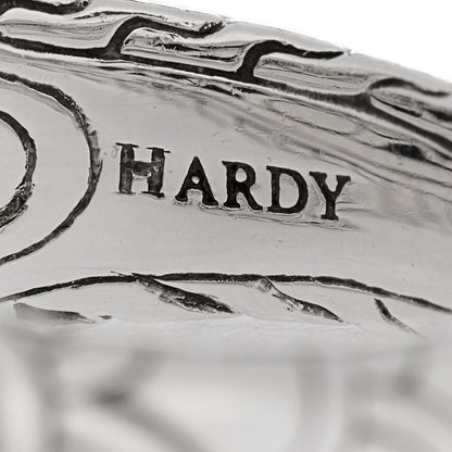 John Hardy Sterling Silver Black Sapphire Ruby Naga Dragon Ring 54 7 5 of 8