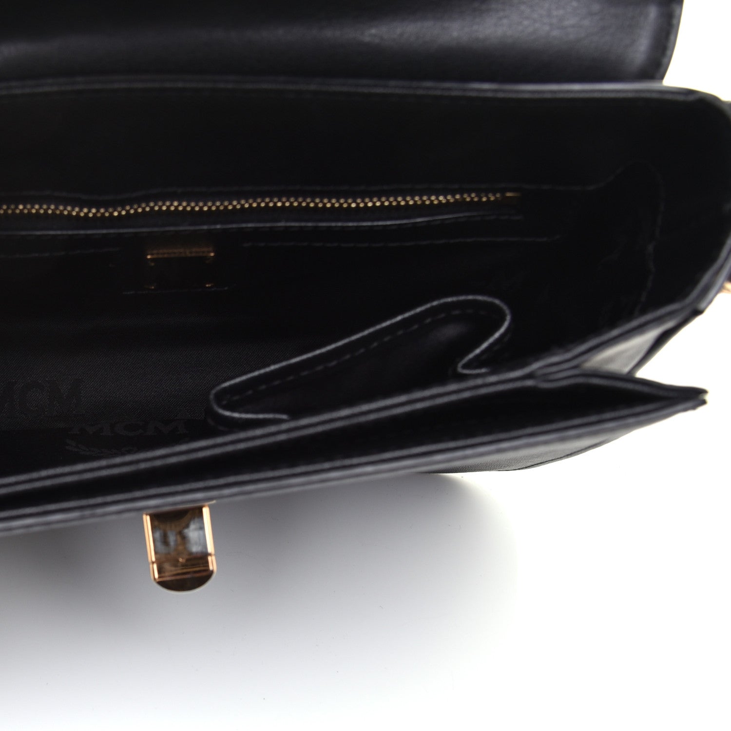 MCM Saffiano Milla Crossbody Black 5 of 9