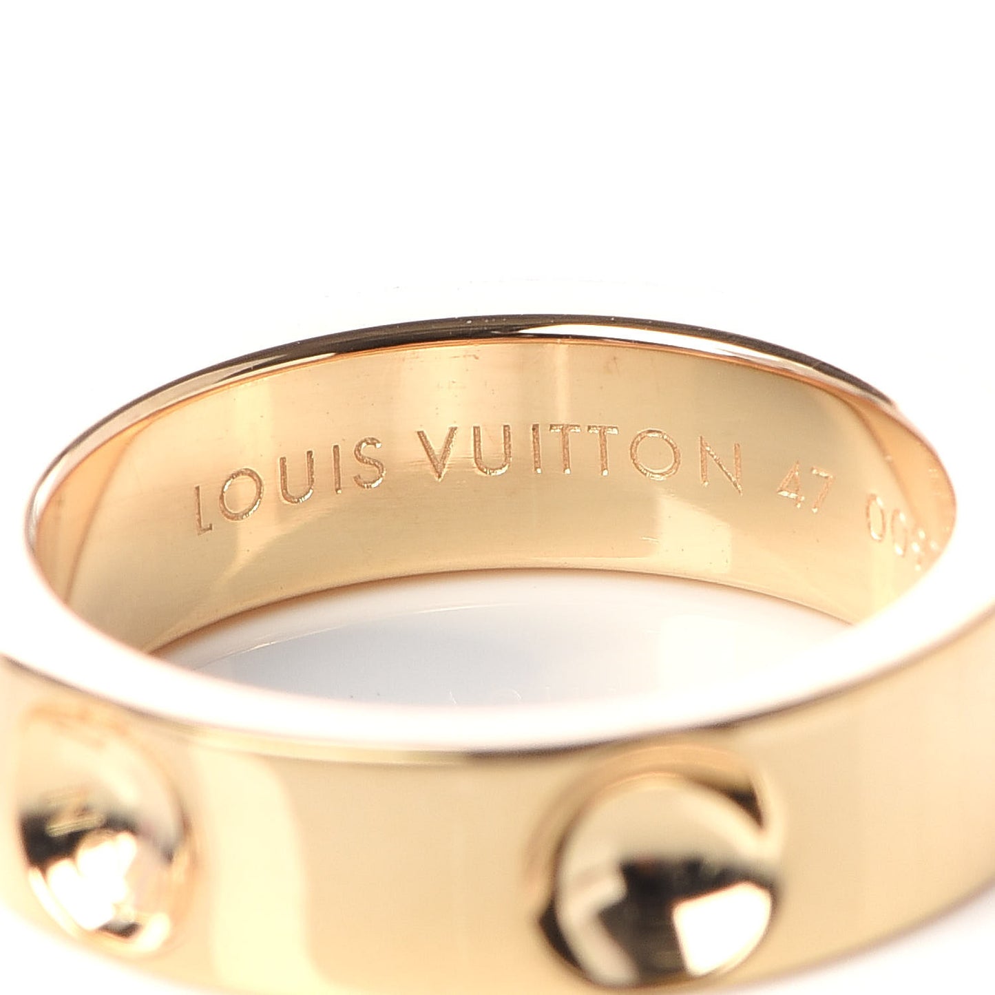 18K Yellow Gold Empreinte Ring 47 4