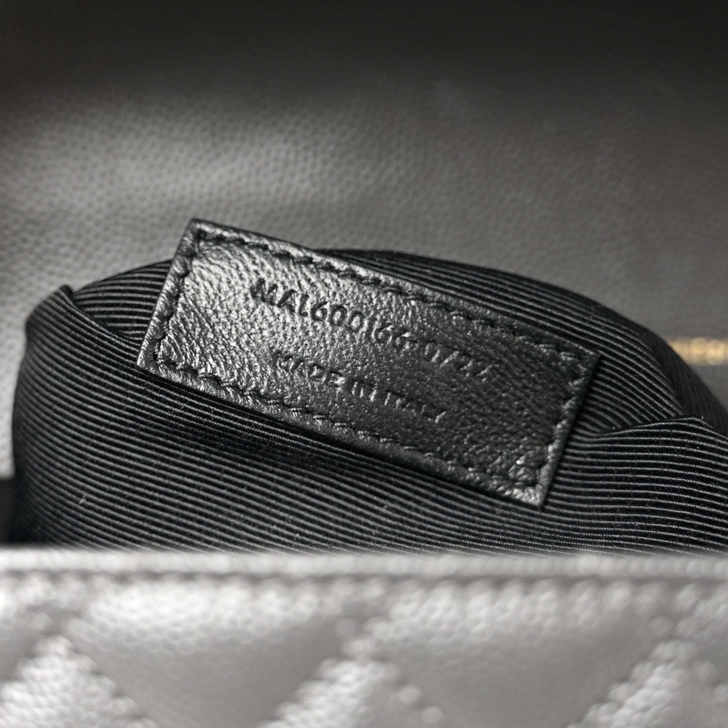 Saint Laurent Grain De Poudre Textured Mixed Matelasse Large Triquilt Monogram Satchel Storm Storm 7 of 11