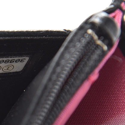 Chanel Goatskin Quilted Timeless CC Wallet On Chain WOC Black 8 of 12