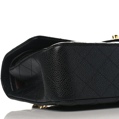 Chanel Caviar Quilted Medium Double Flap Black 8 of 9