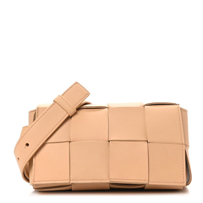 Bottega Veneta Nappa Maxi Intreccio The Belt Cassette Bag Almond 1 of 9