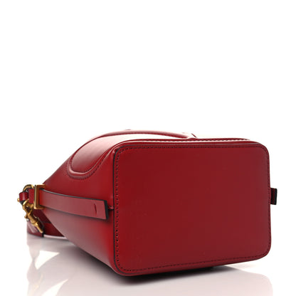 Valentino Garavani Calfskin Vlogo Walk Bucket Bag Red 3 of 6