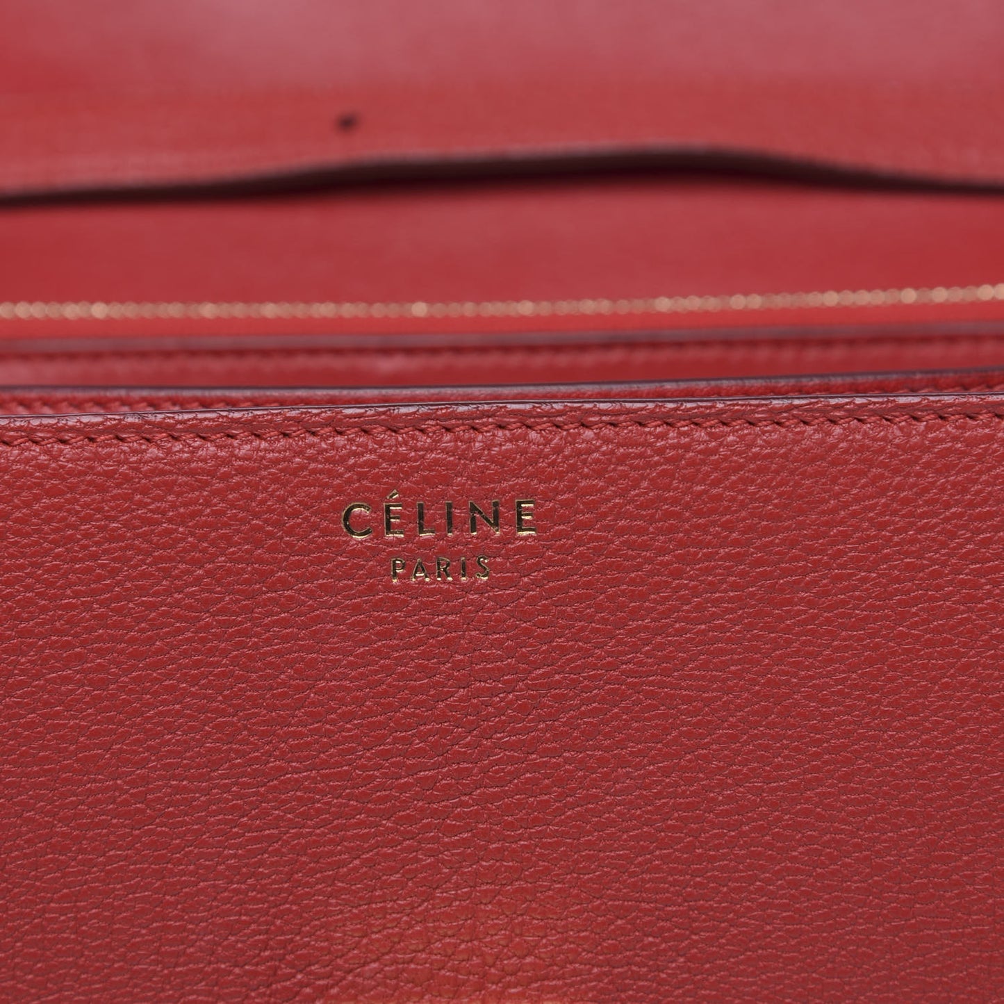 Goatskin Medium Classic Box Flap Bag Carmin