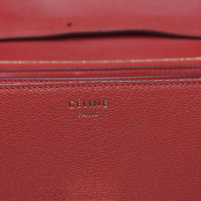 Celine Goatskin Medium Classic Box Flap Bag Carmin 7 of 10