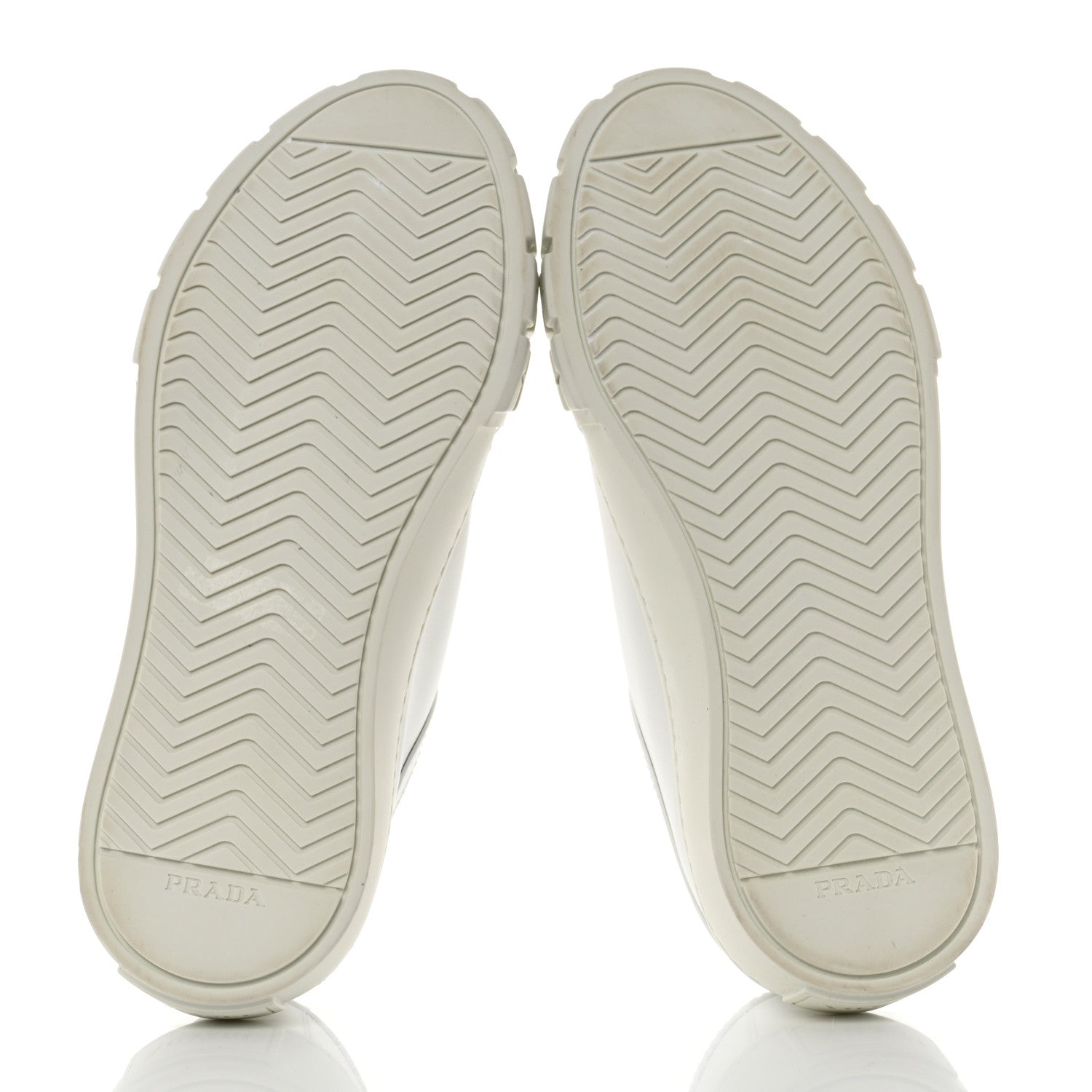 Prada Gabardine Triangle Logo Wheel 35mm Sneakers 35.5 White 5 of 9