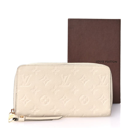 Louis Vuitton Empreinte Zippy Wallet Neige 8 of 8