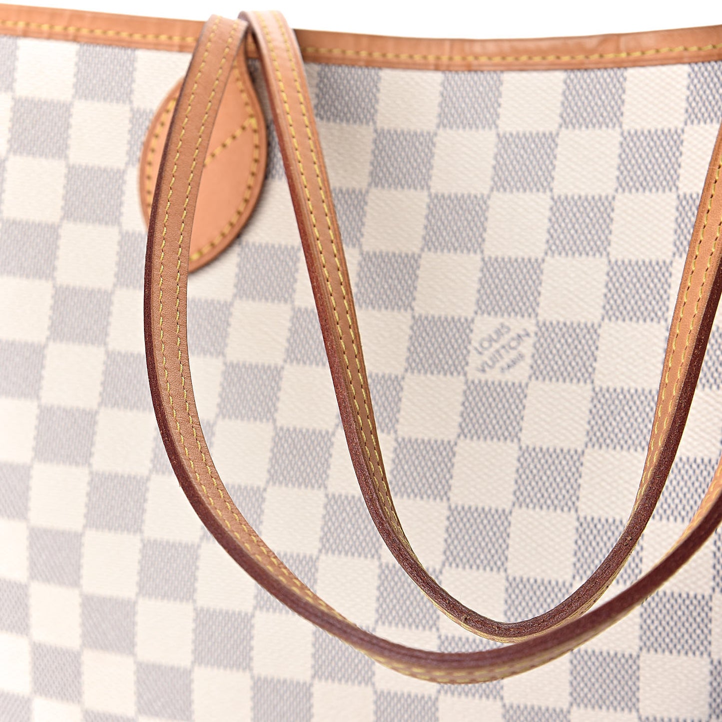 Damier Azur Neo Neverfull MM Rose Ballerine