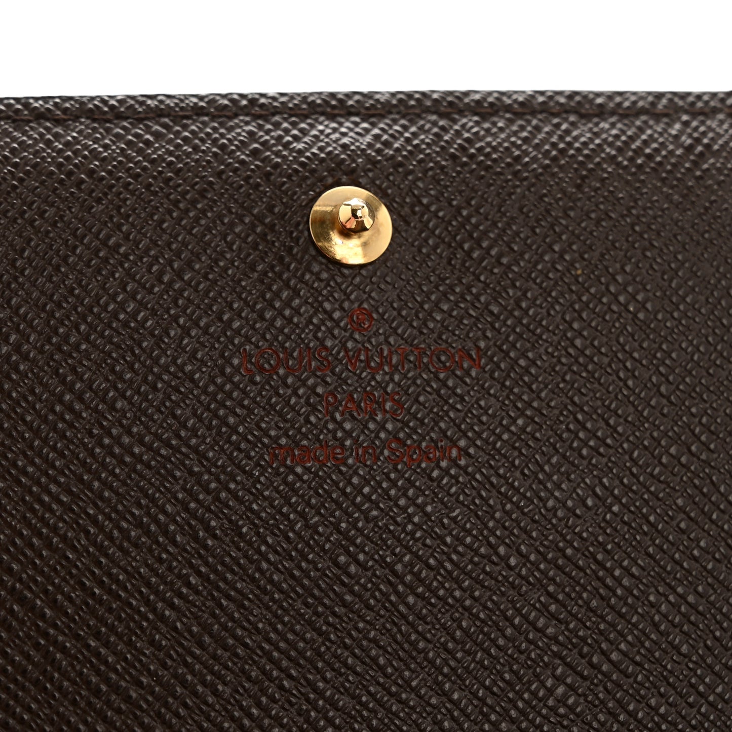 Damier Ebene Porte-Monnaie Billets Tresor Wallet