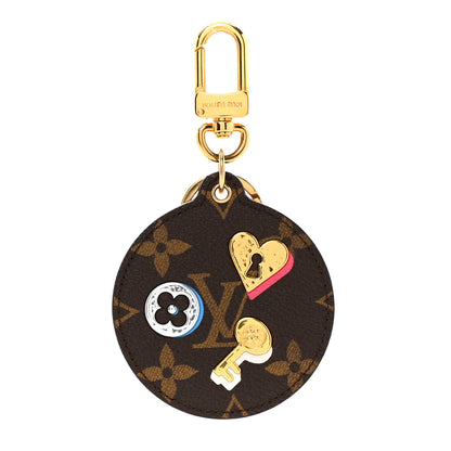 Louis Vuitton Monogram Love Lock Bag Charm Key Holder 1 of 5