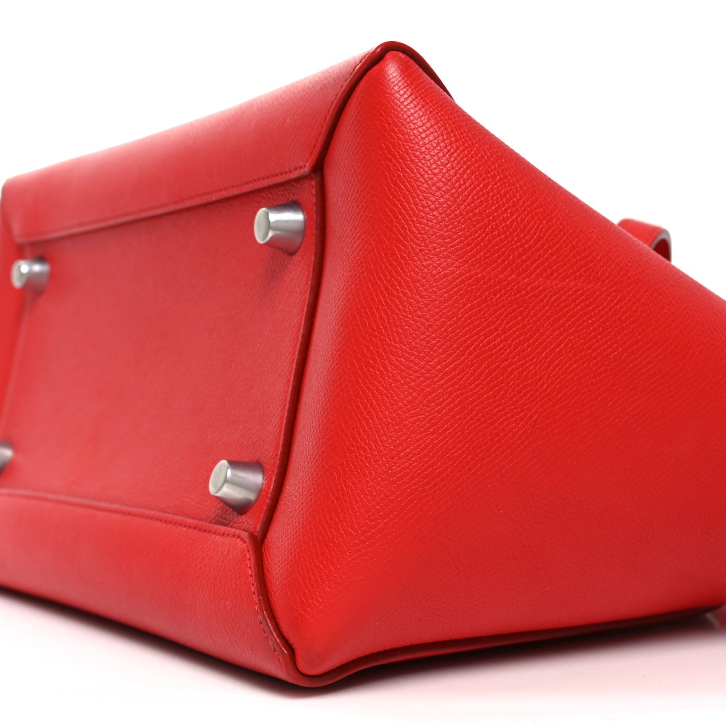 Grained Calfskin Mini Belt Bag Vermillion