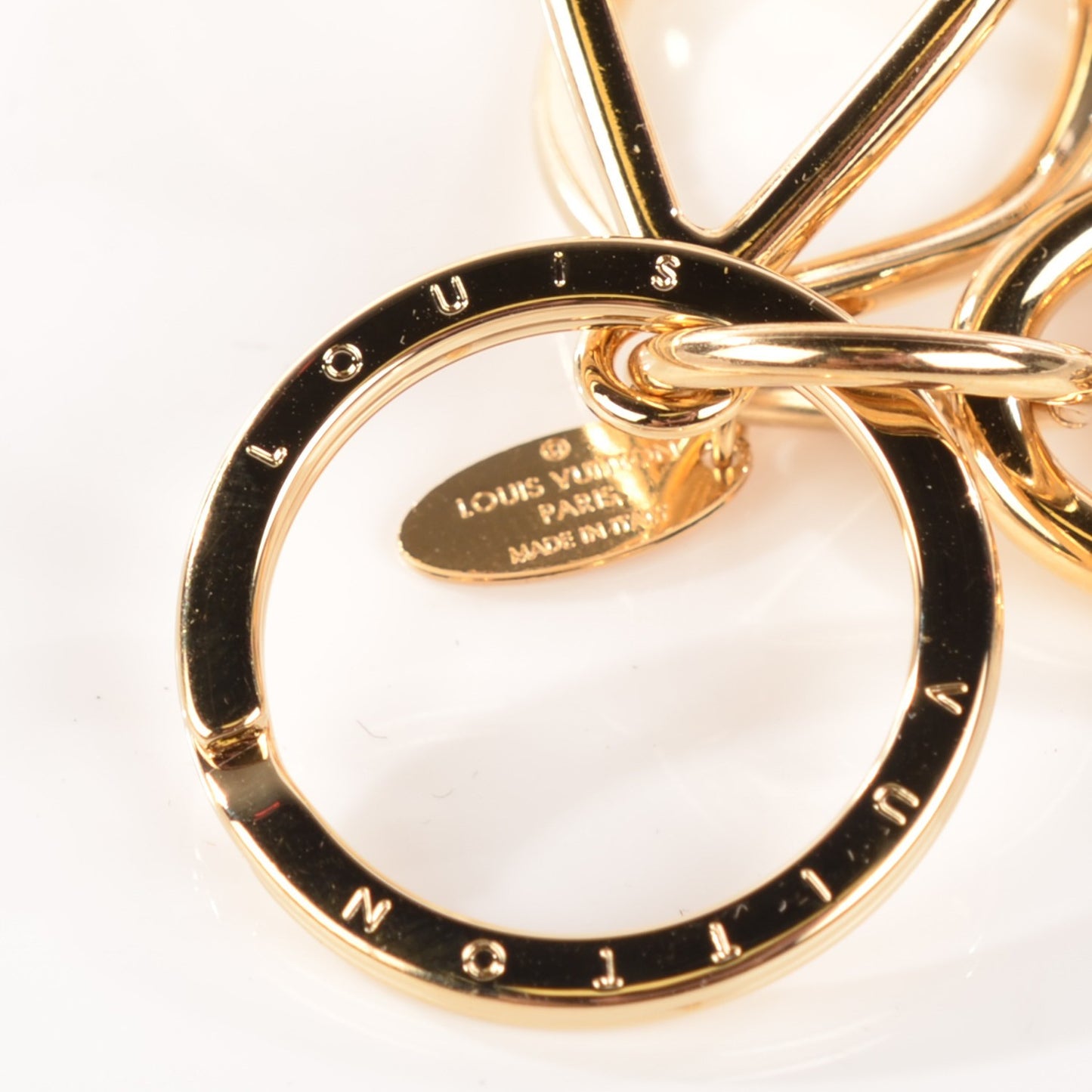 Sphere Bag Charm Gold