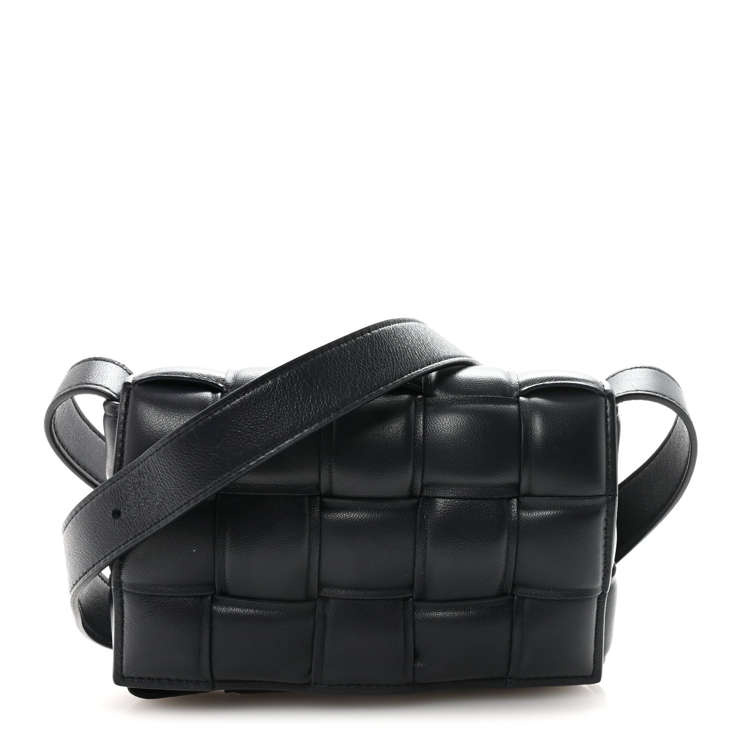 Bottega Veneta Nappa Maxi Intreccio Small Padded Cassette Crossbody Bag Deep Blue 1 of 9